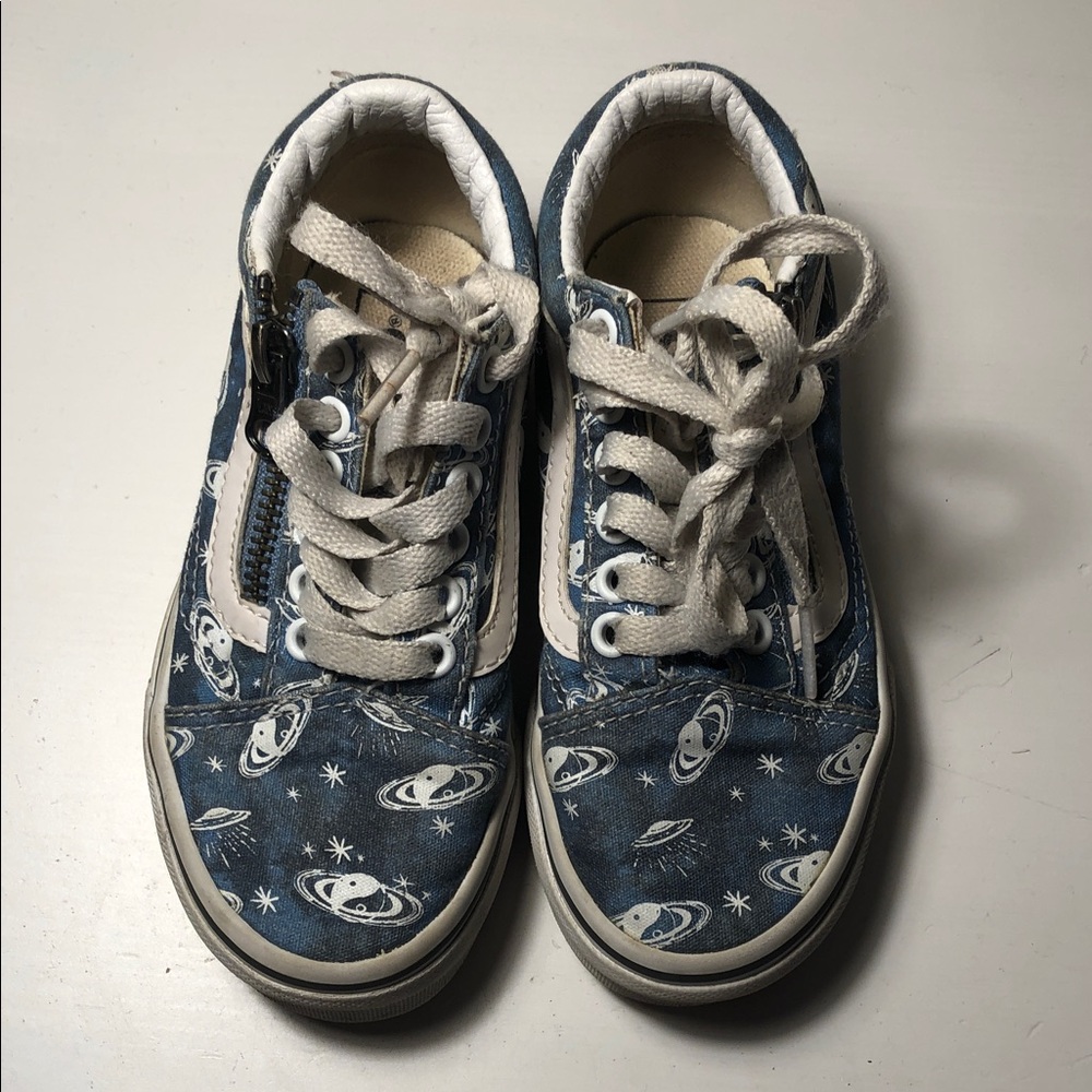 Vans Lace Up Side Zip Planet Shoes